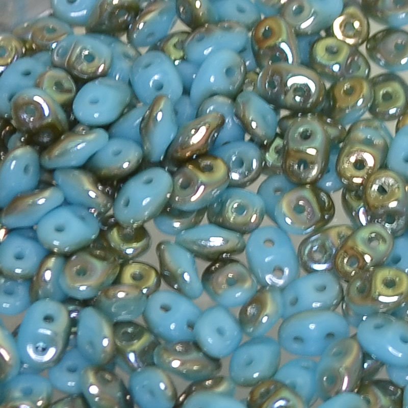 Superduos - Turquoise Blue Celsian