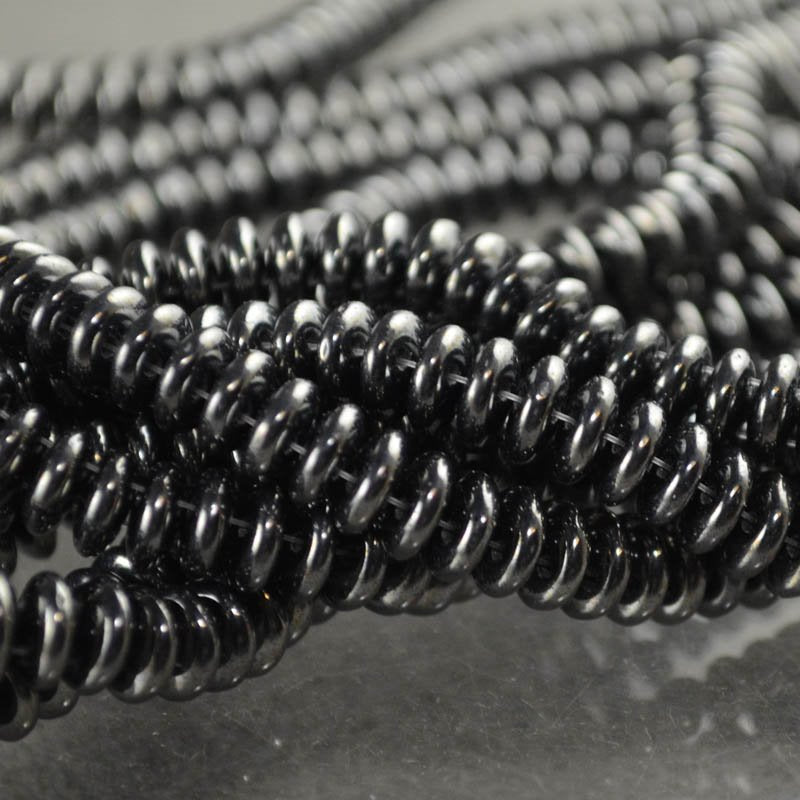 Czechmates Lentils - 6mm - Hematite (Strand)