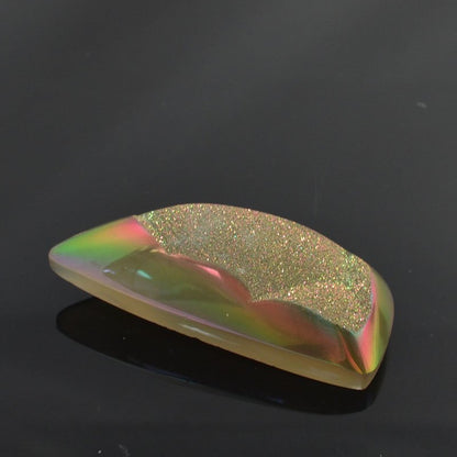 Stone - 26x60mm Freeform Cabochon - Bronze Beauty Window Druzy