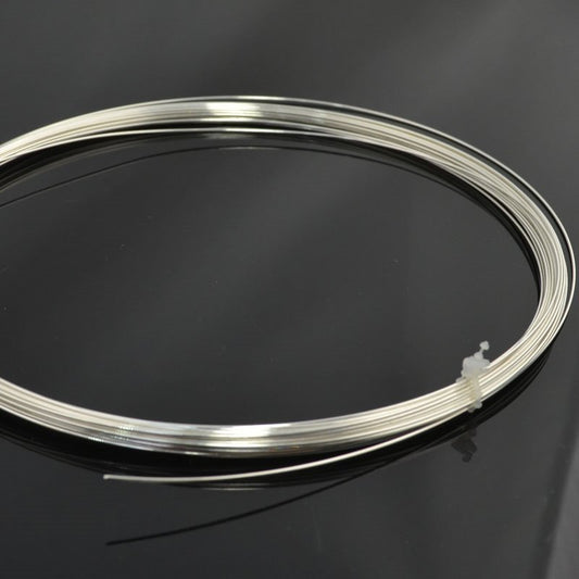 Fine Silver - 0.8mm Round Wire - Half Hard (foot)