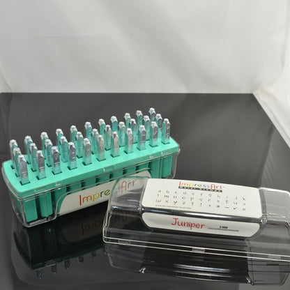 ImpressArt Stamps - 3mm Stamp/Punch Collection - Juniper - lowercase Letters / S