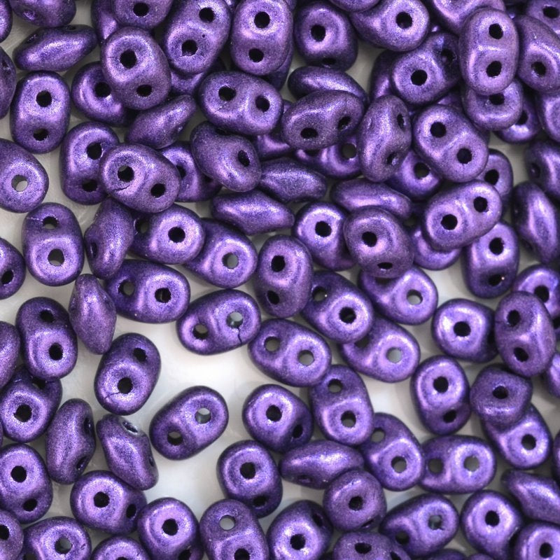 Superduos - Metallic Purple Suede