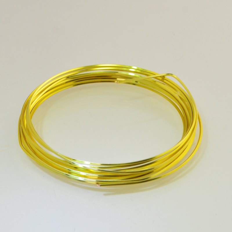 Craft Wire - 18ga - Square Wire - Champagne Gold (Parawire)