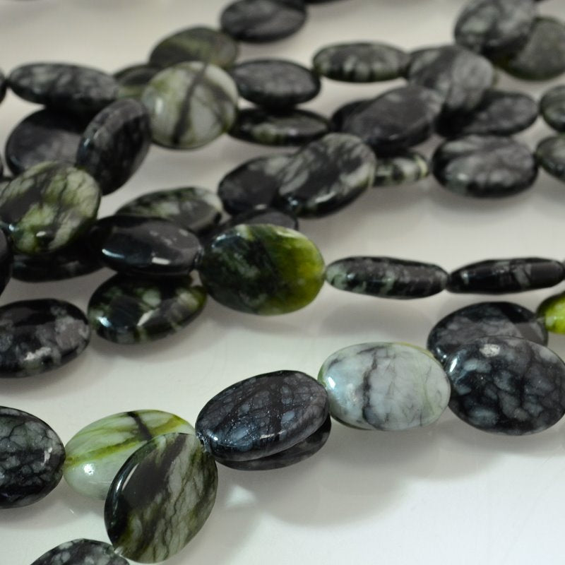 Network Stone   15x20mm Oval 16in