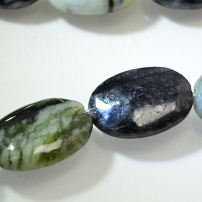 Network Stone   15x20mm Oval 16in