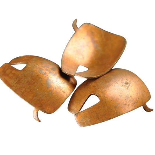 Metal Blank Puffy Pants - Raw Copper