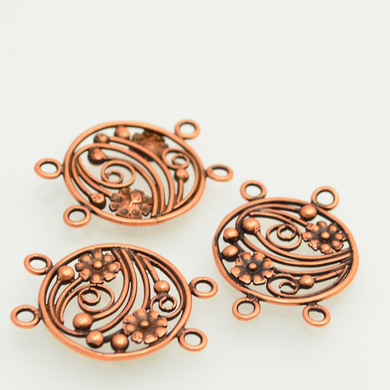 Link -  Nosy Posy Round 2 Loop - Antiqued Copper
