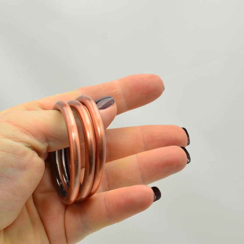 Ring - 50mm - Brushed Antique Copper