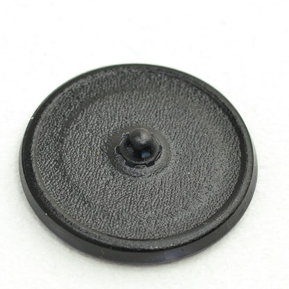 Czech Glass Button - 32mm Spiral Stairs - Sapphire Blue