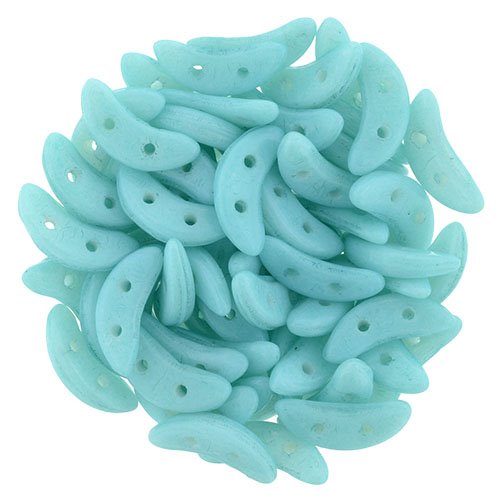 Czechmates Crescents - Opaque Amazonite