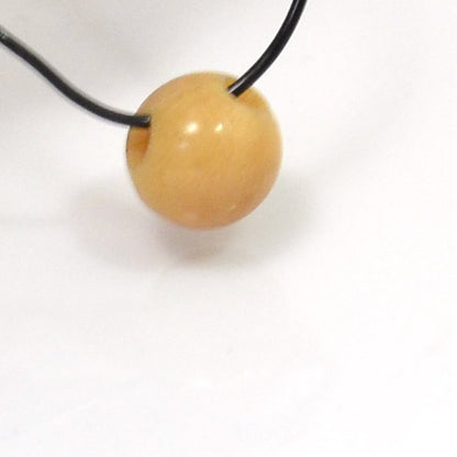 Vintage Resin - 7.5mm Top Drilled Round - Tan (tube)