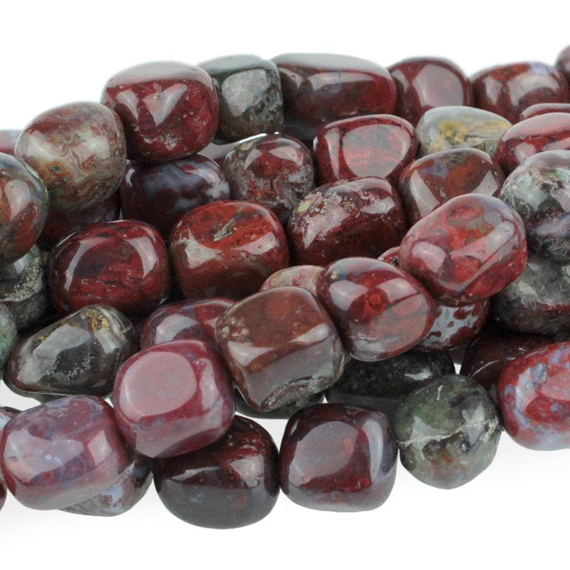 Red Lightning Agate   8x10TumbNugg 8in