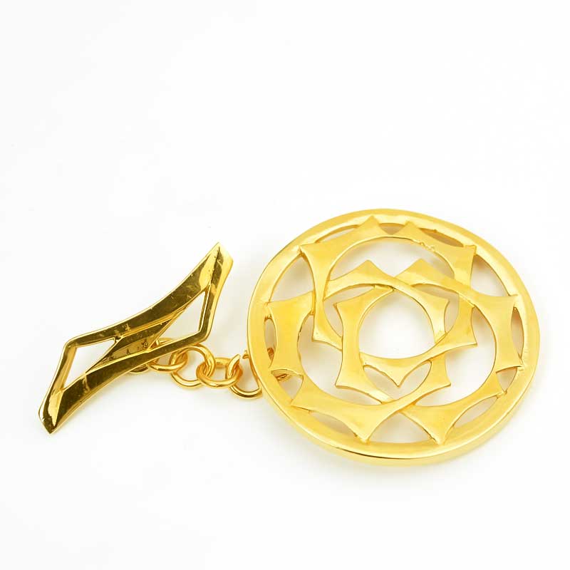 Statement Clasp -  Linked Cogs - Goldplated