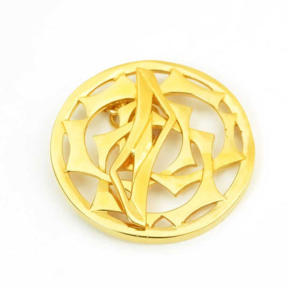 Statement Clasp -  Linked Cogs - Goldplated
