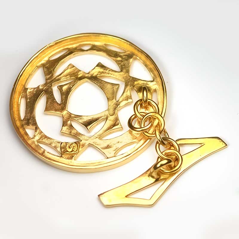 Statement Clasp -  Linked Cogs - Goldplated