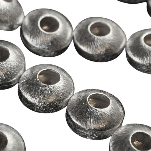 Metal Bead - Holy UFO - Brushed Silver (5)