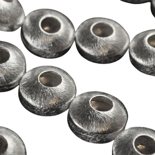 Metal Bead - Holy UFO - Brushed Silver (5)