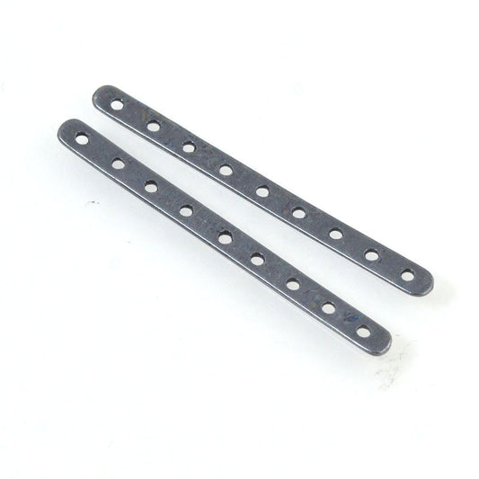 Separator/Connector - 9-hole Flat Separator Spacer Bar - Gunmetal