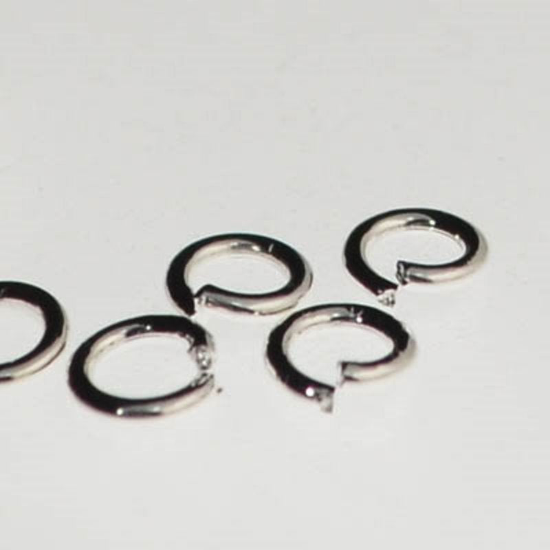 Jump Rings Open - 3mm - Silver (25)