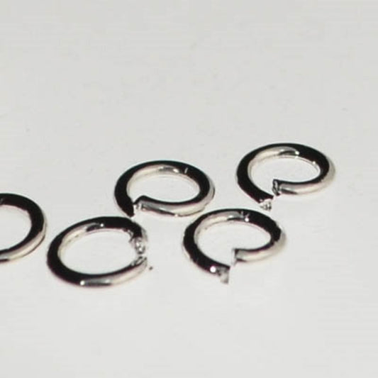 Jump Rings Open - 3mm - Silver (25)