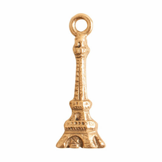 Eiffel Tower Charm   Antique Gold Each
