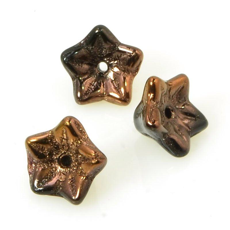 Glass Bead Starbell Flowers - Supernovae (25)