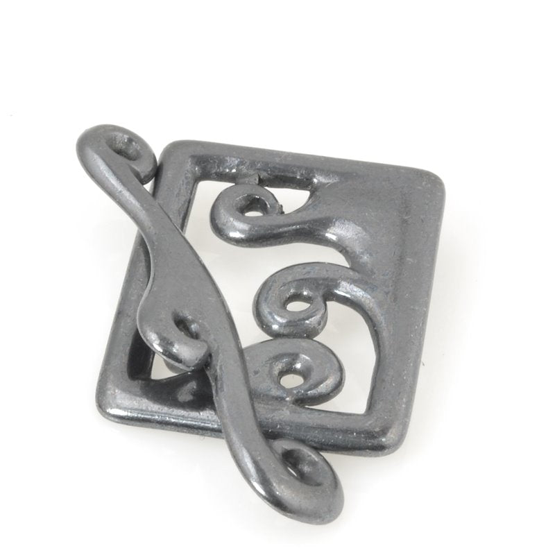 Toggle Clasp -  Framed Waves - Gunmetal