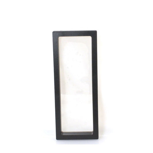 Display Stands - 3.5x9in Floating Display Box Frame - Black