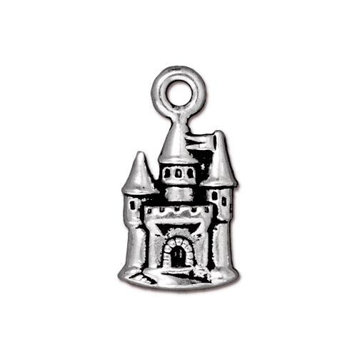 Fairy Castle Charm   Ant Silver Each