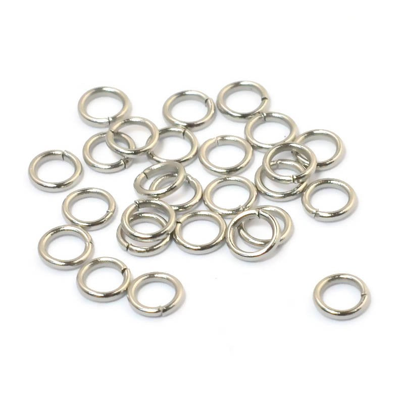 Jump Rings Open - 3.5mm - Stainless Steel (5 grams)