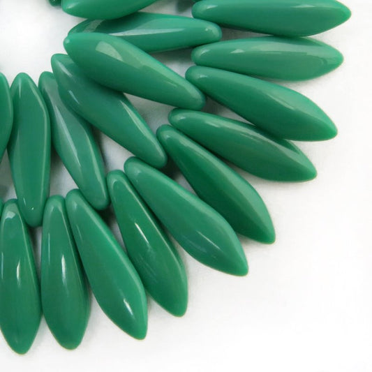Fringe Beads Dagger Beads - 15mm - Jungle Jane (50)