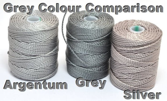 C-Lon Bead Cord - Grey - Heavy