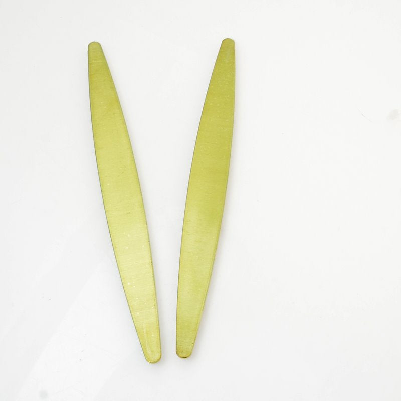 Metal Sheet - 16 ga / 6in Tapered Bracelet Blank - Brass