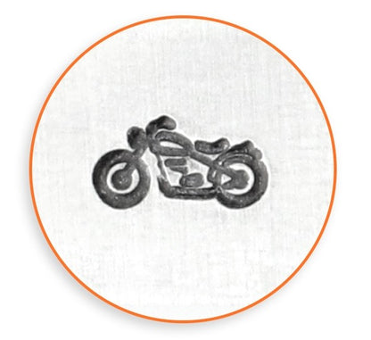 ImpressArt Stamps - 6mm Design Stamp/Punch - Motorcycle