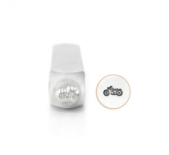 ImpressArt Stamps - 6mm Design Stamp/Punch - Motorcycle