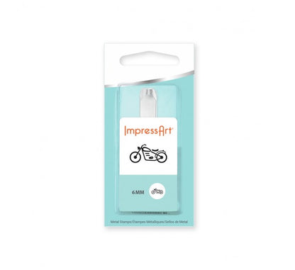 ImpressArt Stamps - 6mm Design Stamp/Punch - Motorcycle