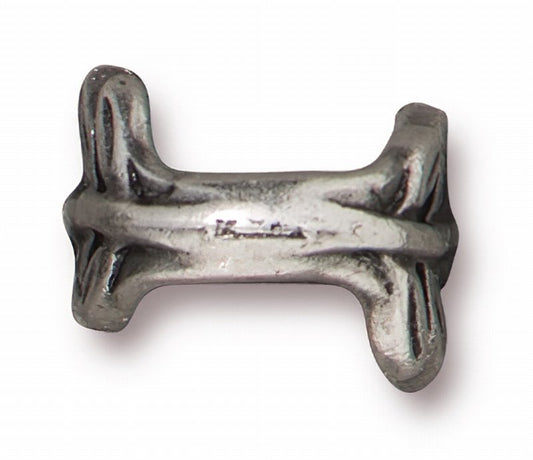 Bail -  Botanical - Antiqued Pewter