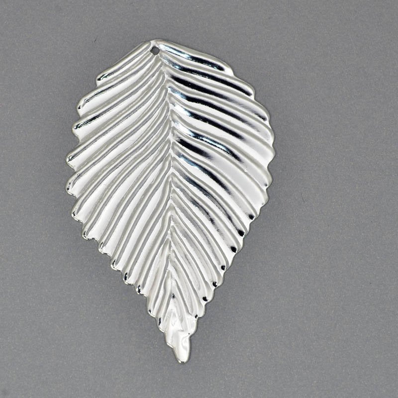 2in Corrugated Leaf Pend   Nickel Each