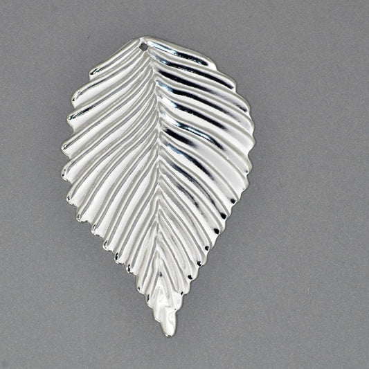 2in Corrugated Leaf Pend   Nickel Each