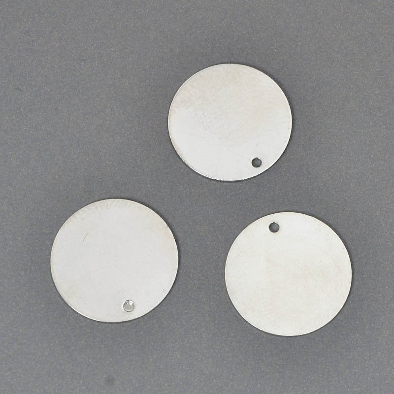 15mm Disk with Hole   Nickel 12