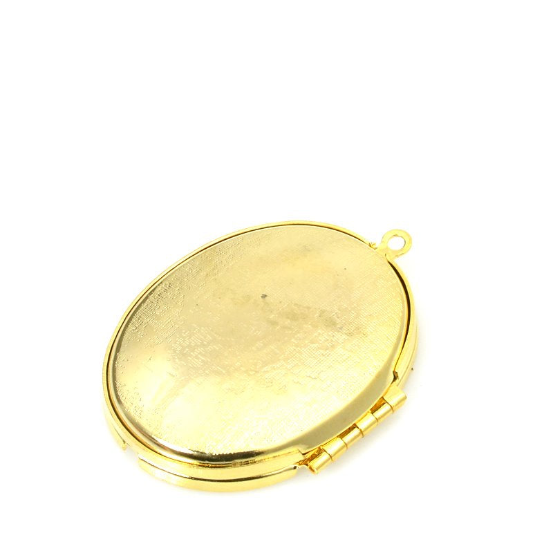 Locket Pendant   Bright Gold Plated Each