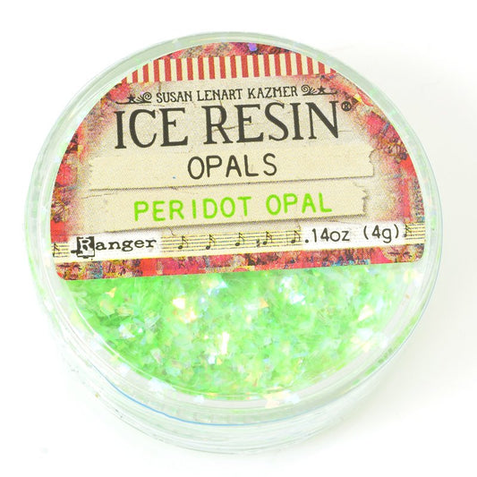 Ice Resin -  Opals - Peridot Opal