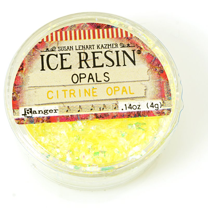Ice Resin -  Opals - Citrine Opal