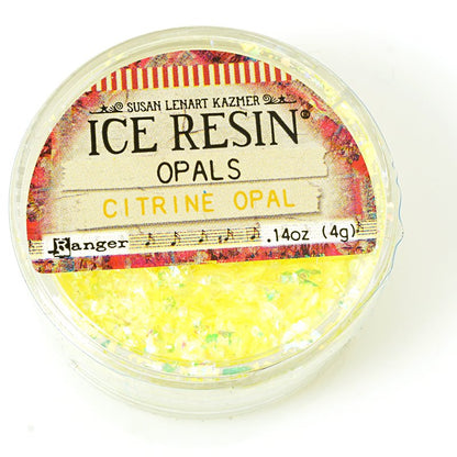Ice Resin -  Opals - Citrine Opal