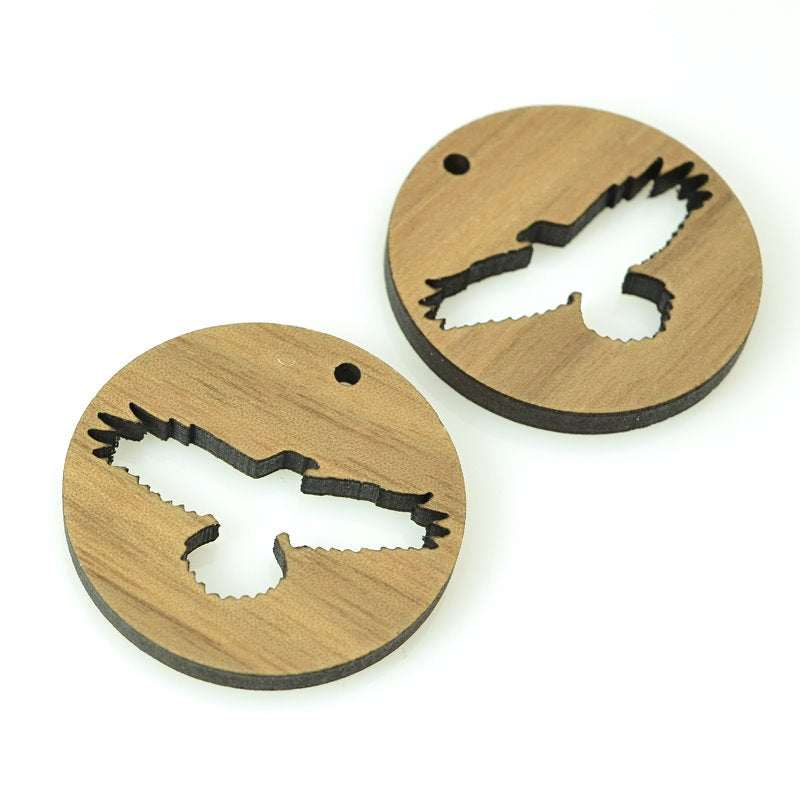 Pendant -  Eagle - Walnut Wood