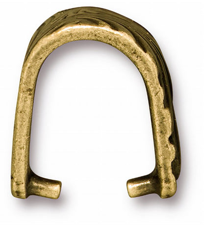 Pinch Bail - Large Jardin - Antique Gold