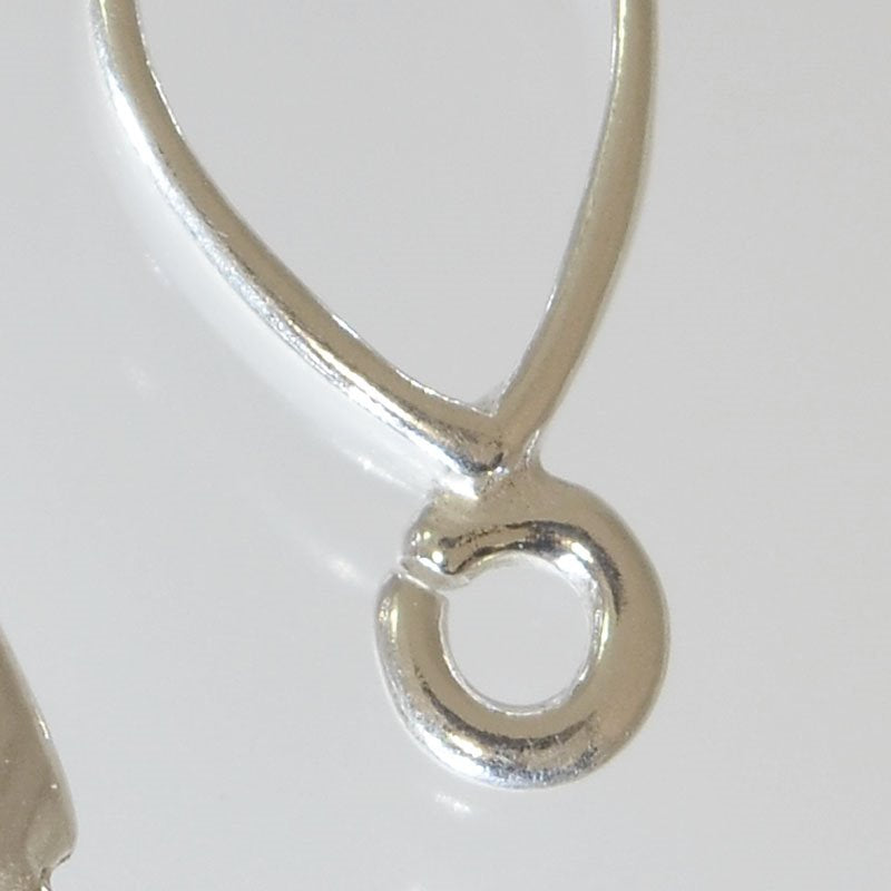Bail Simple with Open Loop - 17mm - Sterling Silver