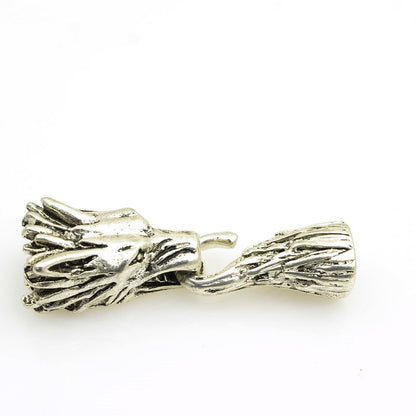 Clasp -  Tail of the Wolf - Antiqued Silver (Set)