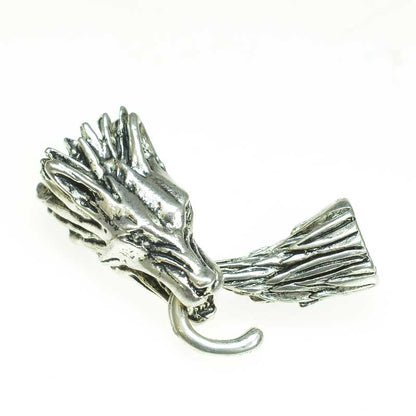 Clasp -  Tail of the Wolf - Antiqued Silver (Set)