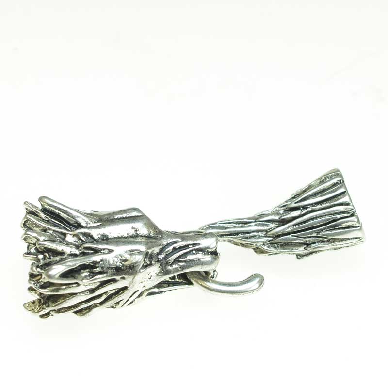 Clasp -  Tail of the Wolf - Antiqued Silver (Set)